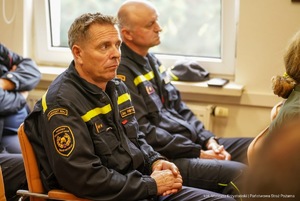 zdjęcie kolorowe: opolscy policjanci podczas ćwiczenia &quot;Biskupia Kopa 2025&quot;