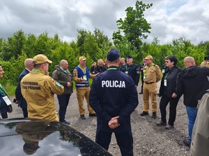 zdjęcie kolorowe: opolscy policjanci podczas ćwiczenia &quot;Biskupia Kopa 2025&quot;