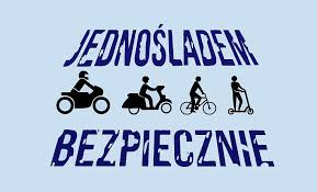 zdjęcie: plakat informujący o kampanii JEDNOŚLADEM BEZPIECZNIE DO CELU.