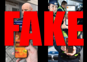 zdjęcie: napis FAKE