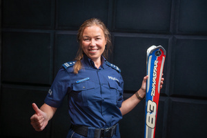 Pani Komendant w studio Radio Opole