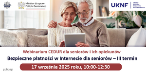 zdjęcie: plakat zachęcający do udziału w webinarium