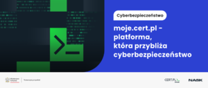 zdjęcie: plakat informujący o cert.pl