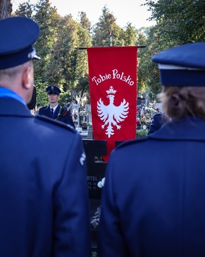 zdjęcie: opolscy policjanci podczas uroczystości