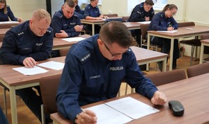 Zdjęcie przedstawia uczestnika konkursu,