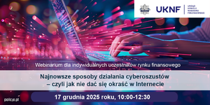 Zdjęcie: plakat informujący o webinarium