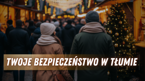 zdjęcie: kobieta i mężczyzna na świątecznym jarmarku