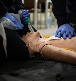 zdjęcie: policjanci podczas egzaminu