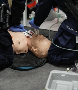 zdjęcie: policjanci podczas egzaminu