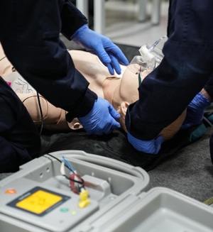 zdjęcie: policjanci podczas egzaminu