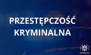 zdjęcie: plakat z napisem przestępczość kryminalna
