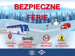 zdjęcie: plakat informujący o kontroli autokarów