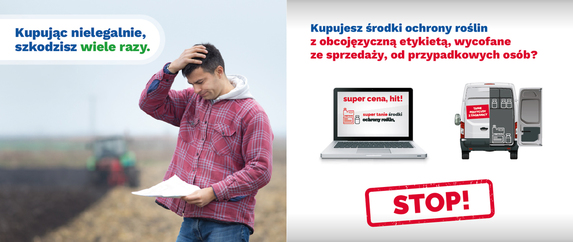 ZDJĘCIE: PLAKAT INFORMUJĄCY O 8. kampanii edukacyjnej skierowanej do rolników