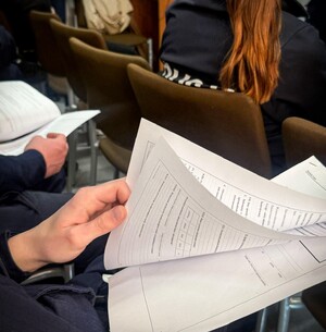 policjanci podczas szkolenia