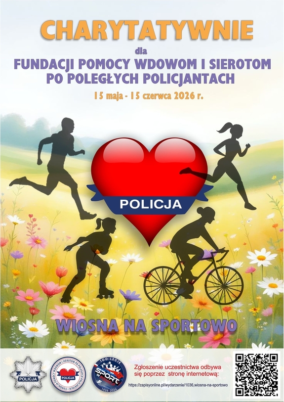 zdjęcie: plakat informujący o akcji wiosna na sportowo