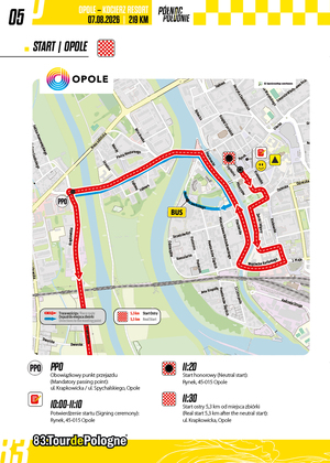 zdjęcie: mapa startu w Opolu