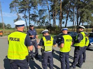 policjanci podczas szkolenia