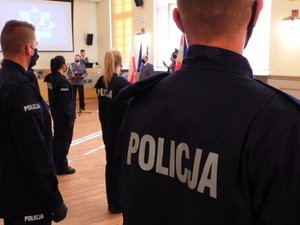 Ślubowanie policjantów w KWP w Opolu