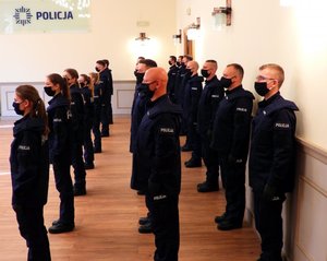 Ślubowanie policjantów w KWP w Opolu