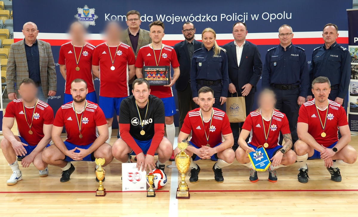 Drużyna Komendy Miejskiej Policji w Opolu wygrała turniej