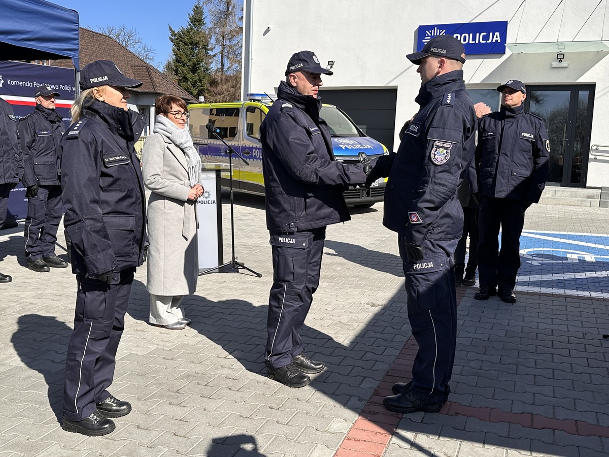 Uroczyste otwarcie Posterunku Policji w Leśnicy