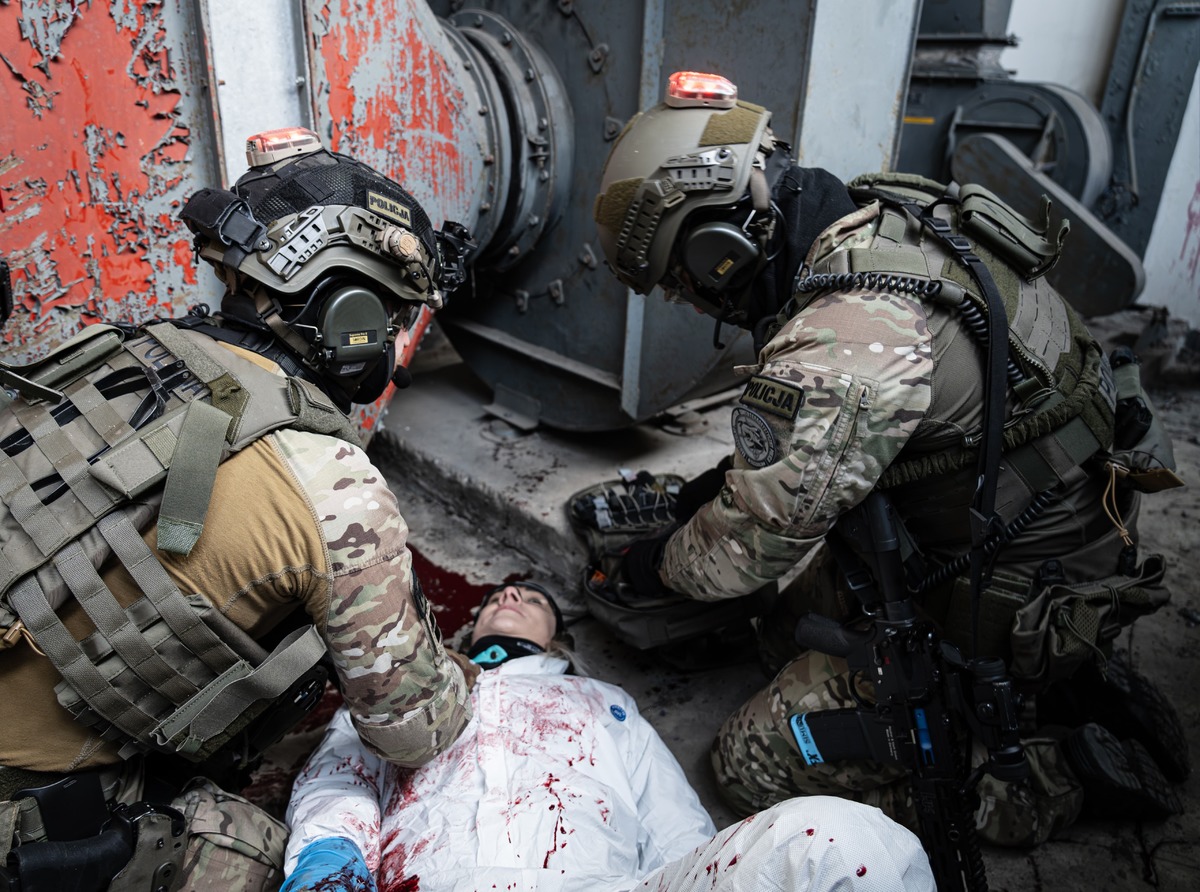 Opolscy kontrterroryści organizatorami szkolenia z medycyny pola walki