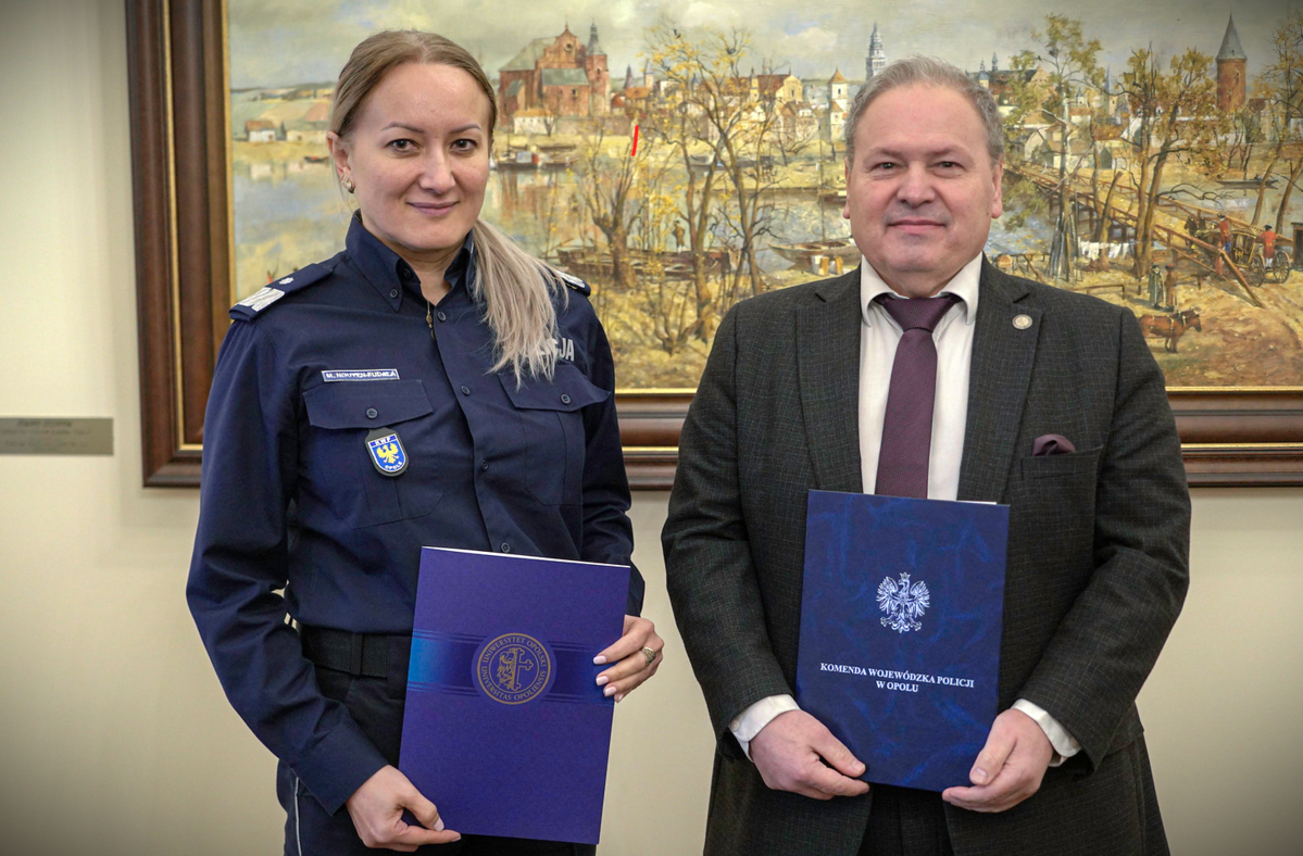 Opolska Policja i Uniwersytet Opolski razem dla bezpieczeństwa - nowe porozumienie wzmacnia współpracę