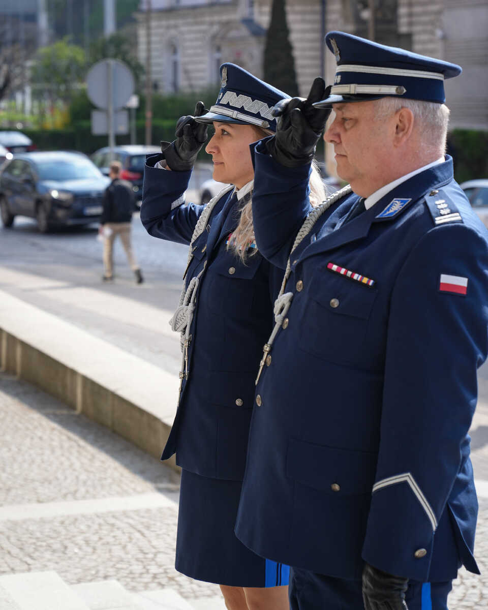Upamiętniliśmy 81. rocznicę śmierci sierżanta Piotra Jesienia - patrona Komendy Wojewódzkiej Policji w Opolu