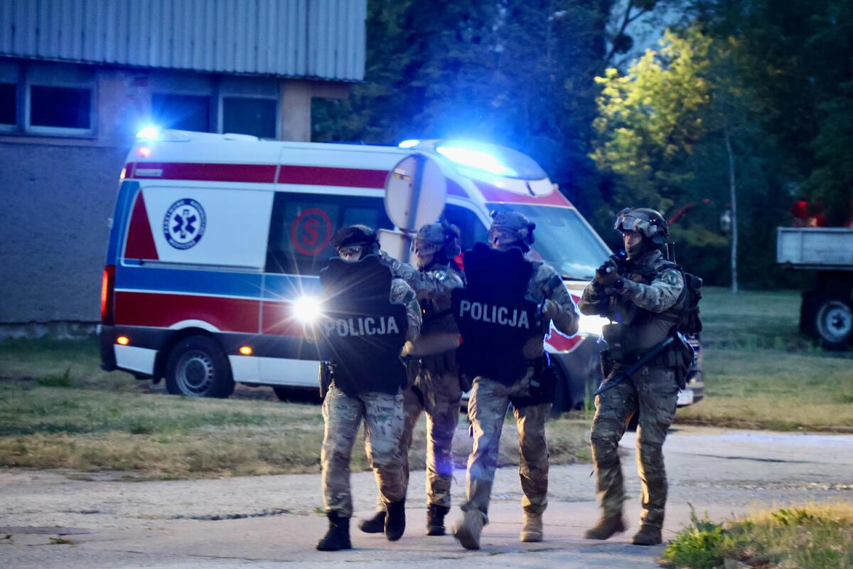 Ćwiczenie dowódczo-sztabowe z udziałem opolskich policjantów